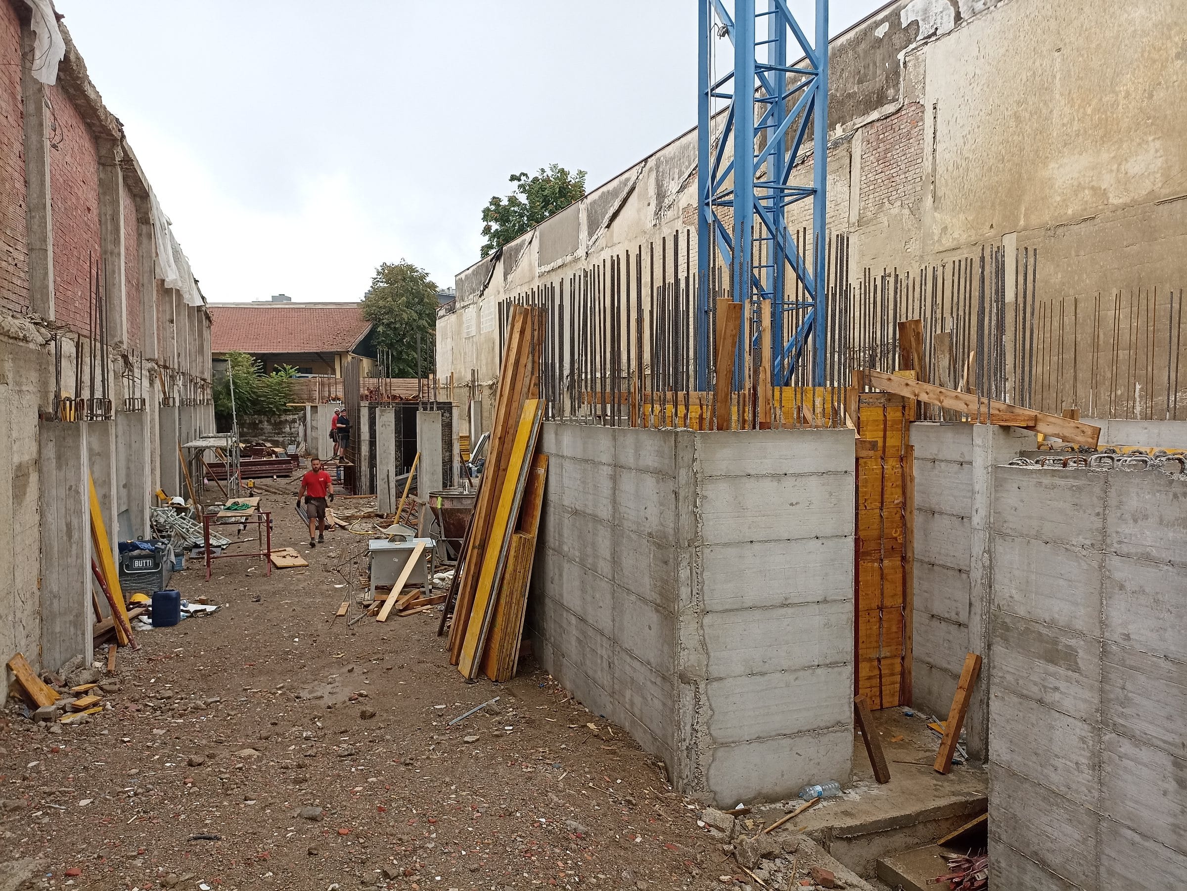 Via Boncompagni — Scavo e strutture di fondazione
