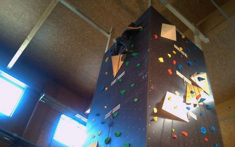 Parete arrampicata Novello Legnami