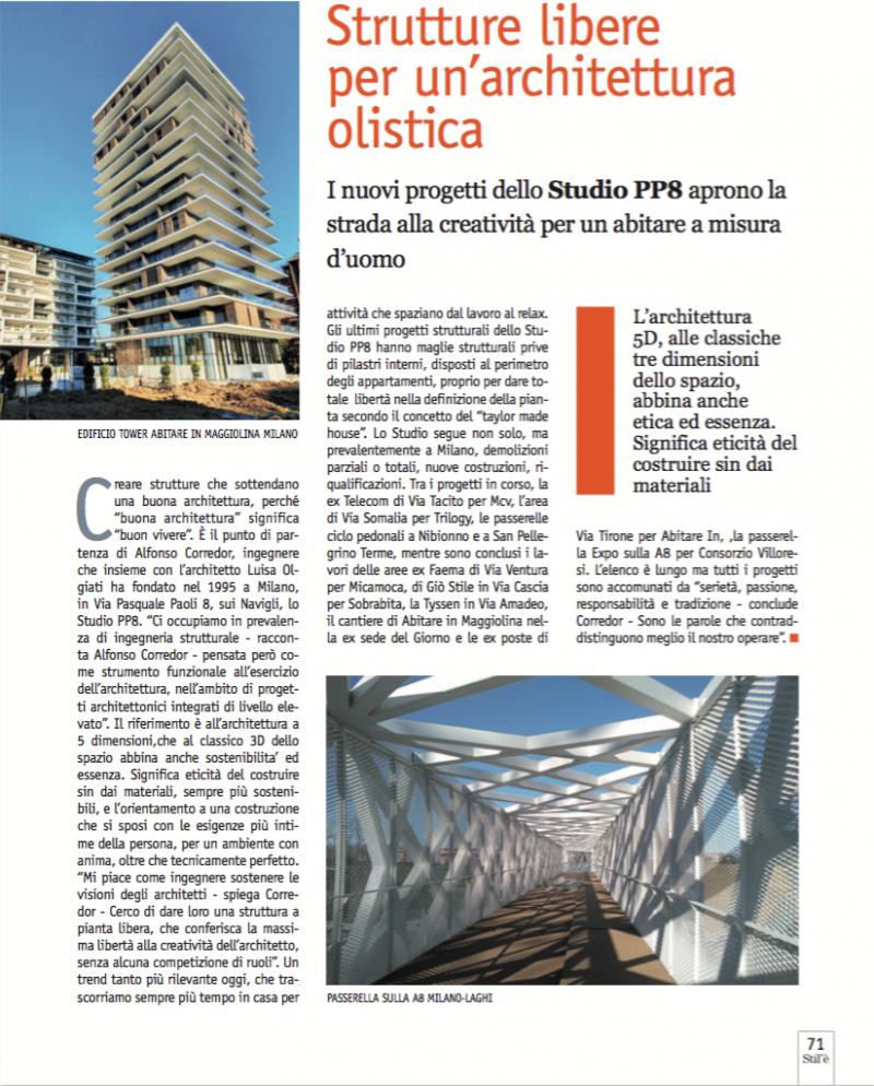 Strutture libere per un’architettura olistica